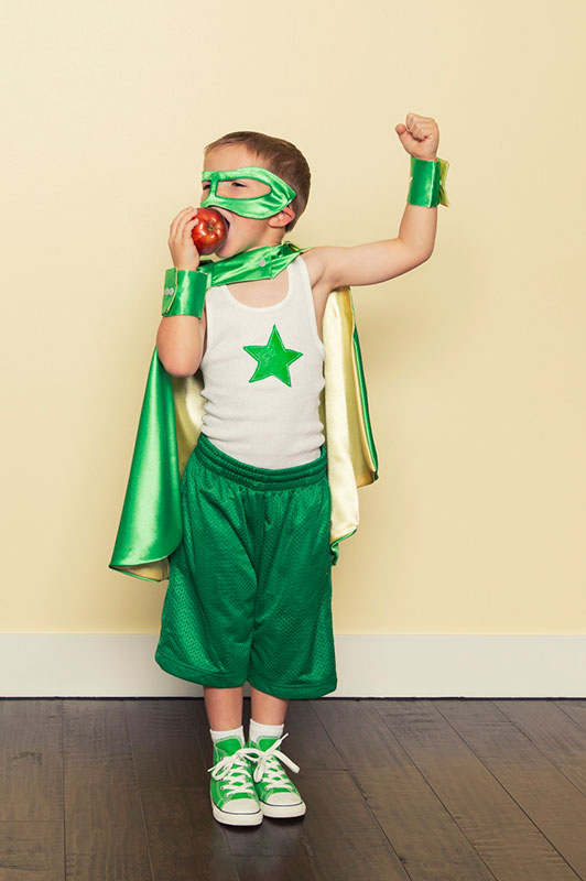 Nutritional therapy children's clinic superhero child